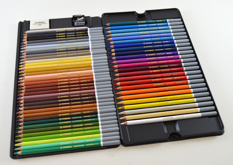 STABILO CarbOthello Pastel Pencil Set, 60-Color Set 