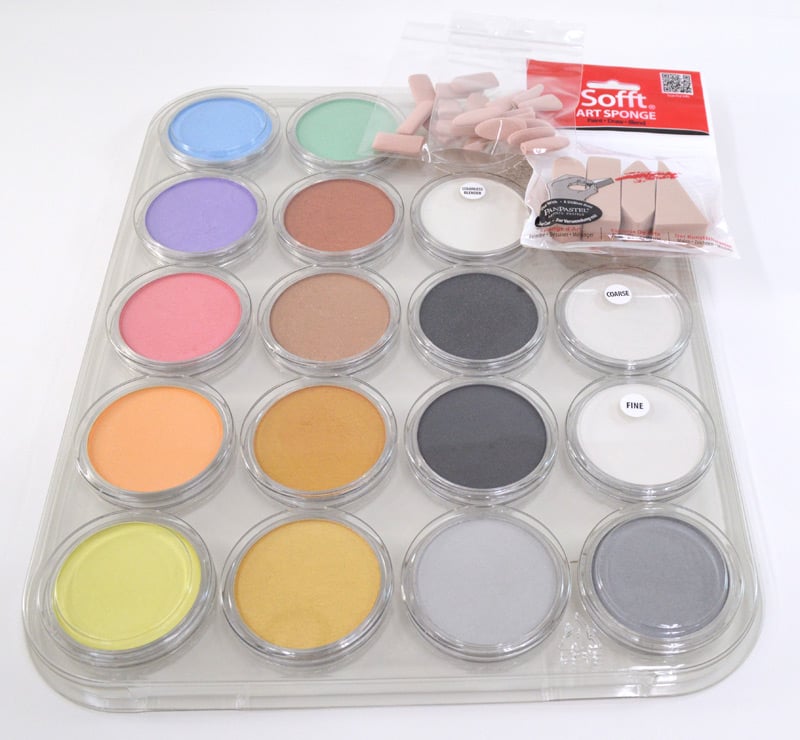 New PANPASTEL Ultra Soft Artists Painting Pastels Pans Pearlescent Metallic  Sets