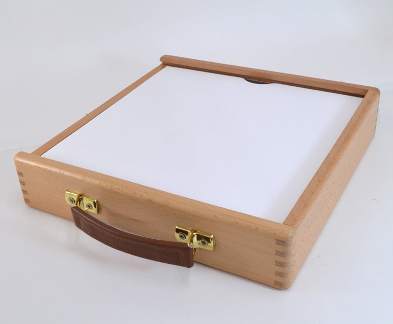 Wooden Artist Tool Box Wooden Pastel Box with Adjustable Compartments -  China Wooden Storage Box and Wooden Display Case price