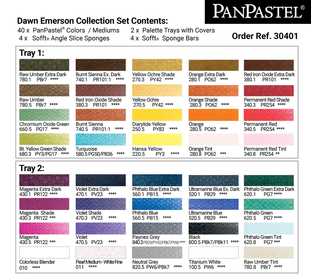 Pan Pastel 20 Tints - Dakota Art Pastels