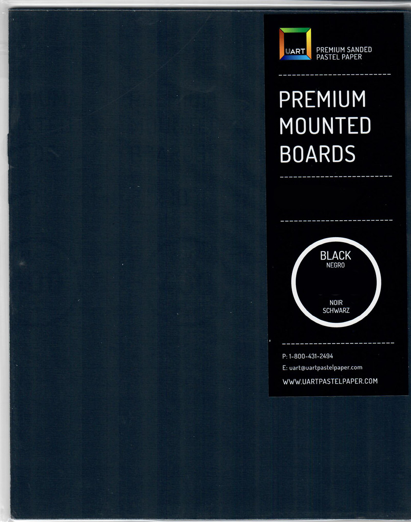 UArt Premium Sanded Pastel Paper Board - 9 x 12, Neutral, 400 Grit